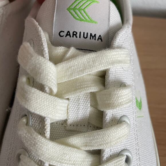 Cariuma off White Canvas Striped Sneakers oca low - Picture 5 of 12